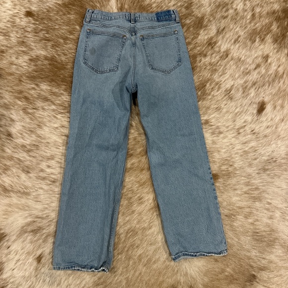 Abercrombie & Fitch Light Blue Straight Leg Jeans - Picture 2 of 4